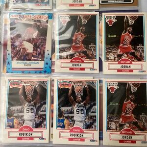 Michael Jordan 1990 Fleer Trading Card